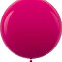 Bezente Hot Pink Giant Balloons 36 Inch - 8 Pack Jumbo Pink Balloons Large Round Hot Pink Latex Balloon for Wedding Bridal Shower Valentine's Day Birthday Party Backdrop Decorations