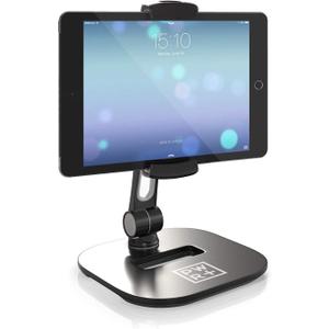 Tablet Stands and Holders Adjustable: Tablet Cell Phone Holder 360 Degree Swivel Angle Rotation for 4 to 11 inches Tab Phone iPad Samsung Galaxy Perfect POS Kitchen Bedside Office Table Reception