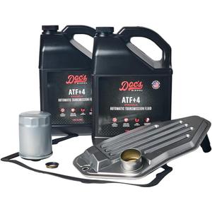 Doc’s Diesel ATF 4 Full Synthetic Transmission Fluid with Filters | Complete Service Kit for Dodge RAM 6.7L Cummins 68RFE 2007.5-2024 (2WD)