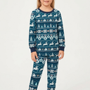 PopReal Christmas Pajamas Sleepwear Jammies For Kids - 130 size