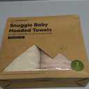 KeaBabies 2-Pack Hooded Baby Towels for Newborn - 30x30 Soft & Absorbent Viscose from Bamboo Baby Bath Towels with Hood for Infant, Toddler,Kids,Boys Girls,Newborn Bath Essentials (Almond, Petite)