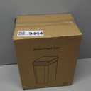 Yatmung Skinny Trash Can Automatic Touchless - 4 Gallons Motion Sensor Bathroom Trash Can - Electric, Slim, Plastic - Narrow Garbage Can with Lid - Thin Smart Trash Bin - 15.5 Liters (White)