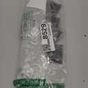 HOMOTEK Stainless Steel Flush Handles, 23/4 Inch Square Recessed Sliding Closet Door Finger Pulls, Inner Dia 21/8 Inch (54mm), Black, 4 Pack