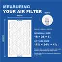Aerostar Air Filter 16x25x5 MERV 11 AC Filter, HVAC, Furnace Filter, 1 Pack