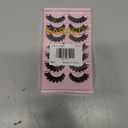 Lashes Cat Eye False Eyelashes Fluffy Wispy Lash Strips Natural Volume Fake Eyelash Mink Eye Lashes Natural Looking 7 Pairs Full Short Strip Set, Easy Lashes for Beginners, Style: A14 | 6-13MM