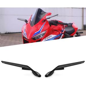 For CBR650R cbr650r Gen3/2/1 2025 2024 2023-2019 New Accessories Motorcycle CNC Aluminum Rearview Mirror Invisible Rearview Mirror Sports Winglet