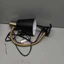 Desk lamp Eye-Caring Table Lamps, 360Rotation Gooseneck Clip on Lamp Reading Light, Portable Reading Book Light, Clamp Light, Study Desk Lamps for Bedroom and Office Home Lighting (Black and Gold)