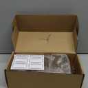 Tbestmax Bathroom Organizer Accessories Set-10 OZ Qtips Holder Storage with Wood Lids, Cotton Ball/Swabs Dispenser, Apothecary Container Jar 3 Pcs