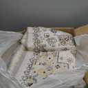 Zesthome 8x10 Area Rugs for Living Room, Non-Slip Backing Washable Rugs, Vintage Large Area RugStain Resistant Home Decor Rug (Beige, 8'x10')