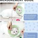Touchdog Soft Cat Cone Collar, Waterproof Recovery Collar for Cats After Surgery, Lightweight Elizabethan Collar for Kittens, (Blue, XL)