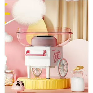 Mini Cotton Candy Machine, Portable Household Candy Floss Maker for Birthday Festival Family Party Homemade Sweets Chic Gift
