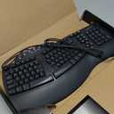 Perixx PERIBOARD-512B Wired Ergonomic Keyboard - Split Keyboard, Wrist Rest, Natural Typing - Wired USB Connectivity - US English - Black