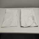 TILLYOU Baby Bassinet Sheets Cotton 2 Pack, 31.5"x18" Breathable Bassinet Mattress Protector, Soft Cradle Bassinet Crib Sheets, Gray