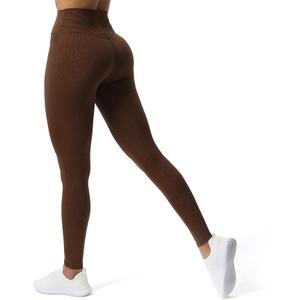 Aoxjox High Waisted Workout Leggings for Women Trinity Yoga Pants 26.5", Size XXL