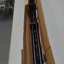 Room/Dividers/Now 108"-168" Hanging Curtain Rod with Brackets, Black - Ceiling Mount Curtain Rods Set for Windows, Doors, Dividers - 1-inch Diameter Adjustable Ceiling Wall Mount Hanging Rods