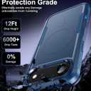 Magnetic for iPhone Air Case [Compatible with MagSafe] [Shockproof] [Heavy Duty Protection] Pocket-Friendly & Tough Non-Slip Protective Phone Cover for iPhone Air 6.5", Blue