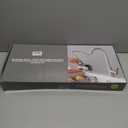 Matte Black Stainless Steel Kitchen Sink Faucet with Pull Down Sprayer Single Lever, Commercial Utility Stainless Steel Kitchen Faucets, for Sink 1 or 3 Hole Modern Kitchen Bar Sink