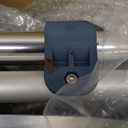 Sliding Shower Chair Tub Transfer Bench with Swivel Seat, Shower Bench for Elderly and Disabled, with Security Belt, 360 Rotation, Slides and Rotates, Adjustable,one Touch Slide Button, Dark Blue