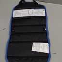 Everlasting Comfort Airplane Foot Hammock - Memory Foam Foot Rest for Plane Travel - Portable Foot Rest for Air Travel, Desk & Car - Airplane Essentials Foot Hammock for Plane Travel (Black)