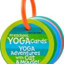 MOLLYBEE KIDS Preschool Yoga Cards for Kids, Set of 40 Poses and Activities, Beginner Yoga for Kids, Gifts for Ages 3+