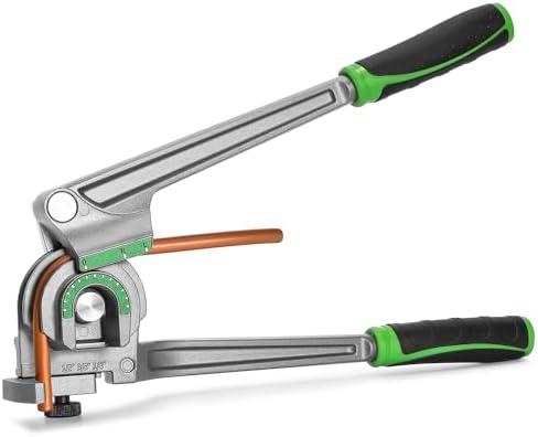 Antstone 1/4” 3/8” 1/2” O.D. Tubing Bender 3 in 1 Tube Bender 180° HVAC Copper Aluminum Tubes Bending Tool for Air Conditioning Refrigeration Repair