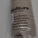 Bedsure GentleSoft King Size Blanket for Bed - Cozy Soft Blankets for Women, Cute Large Fleece Throws for Girls, Linen, 108x90 Inches