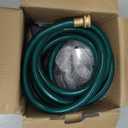 Water Transfer Pump, 115V 1/10HP Electric Utility Pump with On/Off Switch 2 * 6 ft Water Hoses Kit for Removing Water from Garden Pools Aquariums Hot Tub Draining 1/8 Low Suction for Rain Barrel