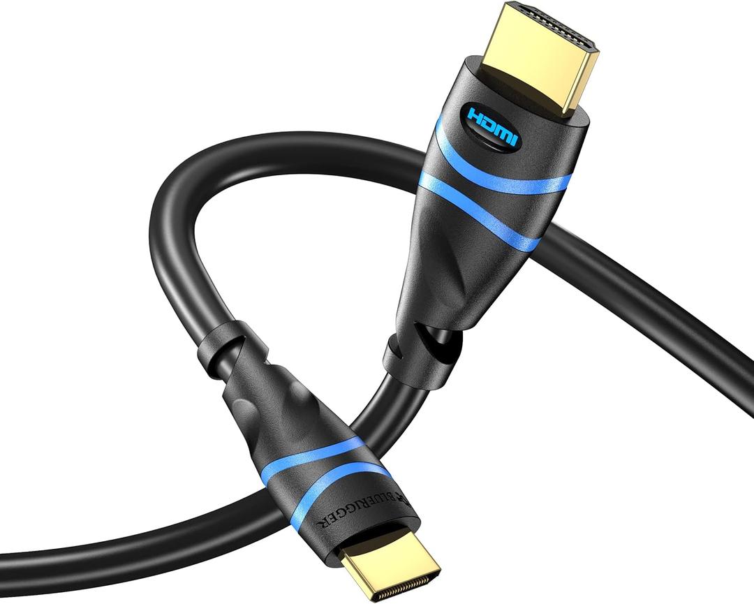 BlueRigger Mini HDMI to HDMI Cable (6FT, 4K 60Hz HDR, Bidirectional High Speed Cord, Ethernet, Audio Return) Compatible with DSLR Camera, Camcorder, Graphics/Video Card, Raspberry Pi Zero W