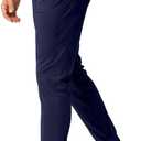 G Gradual Men's Stretch Golf Joggers with 3 Pockets Slim Fit Sweatpants Work Dress Casual Pants for Men with Belt Loops (Blue, XL)