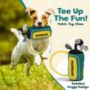 Golf Dog Toy  Funny Dog Christmas & Birthday Gift with Squeaker Rope & Crinkle, Fun & Interactive Puppy Present & Stocking Stuffer