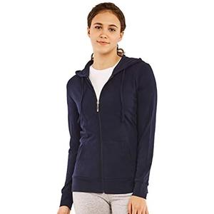 Women's Zip Up Cotton Light Hoodie Jacket M
