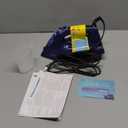 BEAUTURAL Steam Iron for Clothes with Precision Thermostat Dial, Ceramic Coated Soleplate, 3-Way Auto-Off, Self-Cleaning, Anti-Calcium, Anti-Drip Blue