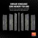 CORSAIR Vengeance DDR5 RAM 32GB (2x16GB) Up to 6000MHz CL36-44-44-96 1.35V AMD EXPO Intel XMP 3.0 Computer Memory – Grey (CMK32GX5M2E6000Z36)