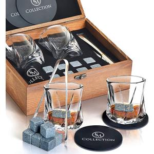 Whiskey Glasses | Whiskey Stone for Him, Men & Women