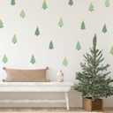 Merry Little Christmas Wall Decals & Stickers | Reusable, Removable Holiday Wall Decor for Living Room, Bedroom & Nursery | Seasonal Self-Adhesive Decorations