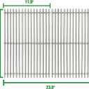 17.5" Stainless Steel 7639 Gas Grill Grates for Weber Spirit 300 Series, Spirit 700, Genesis Silver B/C, Genesis Silver B & C, Genesis Gold B & C, Genesis Platinum B & C, Genesis 1000-3500