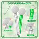 Hollowfly 24 Pcs Golf Party Favors Green and White Bubble Wands Bulk for Birthday Party Supplies Piñata Goodie Bag Stuffers Carnival Prizes Summer Gifts (Golf)