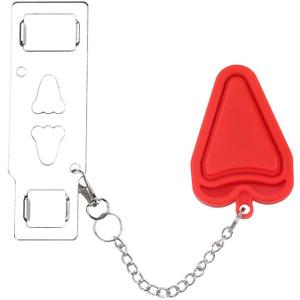 2Pcs Portable Door Lock for Hotle Safety Apartment Door Lock Latch for Bedroom Front Door Temporary Door Door Stopper Anti-Theft Travel Lock Simple to Use Home Protection Door Lock