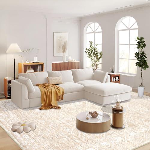 Large Living Room Area Rug 9x12 - Machine Washable Vintage Boho Moroccan Rugs Geometric Neutral Rug Non-Shedding Low Pile Distressed Farmhouse Carpet for Bedroom Nursery Classroom Dorm (9 x 12, Beige) Large Living Room Area Rug 9x12 - Machine Washable Vintage Boho Moroccan Rugs Geometric Neutral Rug Non-Shedding Low Pile Distressed Farmhouse Carpet for Bedroom Nursery Classroom Dorm (9 x 12, Beige)