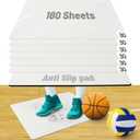 UNIFAMILY Basketball Sticky Mat 17x13 in with 180pcs Shoe Sticky Pad Grip for Basketball Shoes, Anti Slip Sticky Mat for Basketball Shoes, Courtside Traction Mat Basketball Shoe Sticky Mat