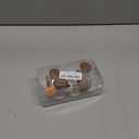 Weysat 12 Pcs Pumpkin Decorative Shower Curtain Hooks Fall Shower Curtain Rings Hanger Stainless Steel Resin Thanksgiving Bathroom Hook for Halloween Farmhouse Rustic Bathroom Decor(Brown,Pumpkin)