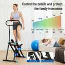HXD-ERGO Stair Stepper for Home, New Version 6 Adjustable Resistance Vertical Climber Cardio Exercise Machine, Folding Stair Climber for Full Body Workout with Adjustable Handlebar