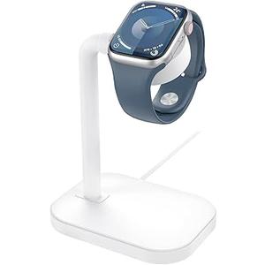3 in 1 Wireless Charging Station for Apple MagSafe Charger, 15W Fast Qi-Certified Magnetic Mag-Safe Charger Stand for iPhone 16 15 14 13 12 Apple Watch AirPods, Adjustable Angle, Blue