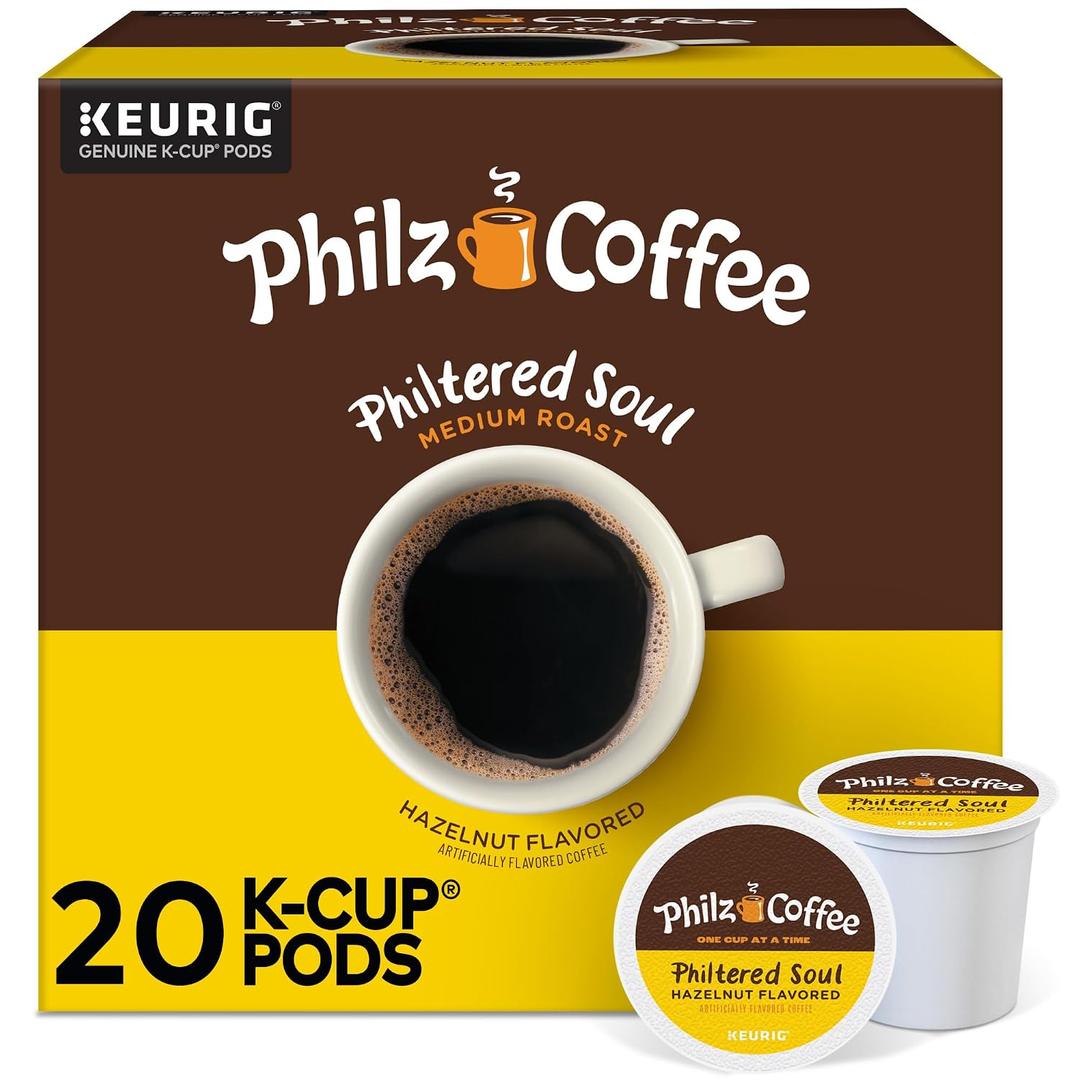 Philz Coffee Philtered Soul K-Cup Pod Coffee, Single Serve Keurig K-Cup Pods, Medium Roast Coffee, 20 count (EXP 07/19/28)