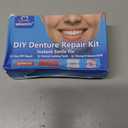 2 x DIY Denture Kit for Home Use – Upper & Lower Fake Teeth Set, Natural Smile Replacement, Comfortable Fit, Emergency Tooth Solution, 1-Pack