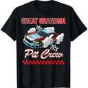 Race Car Birthday Party Racing Family Great Grandma Pit Crew T-Shirt XL