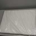 Dreame. White Premium Removable Silp Cover Memory Foam Bath Mat, Thick Ultra Soft, Non-Slip, Water Absorbent Bathroom Rug 21 x 34