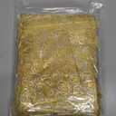 Staruby Organza Gift Bags 50 Pcs Gold Sheer Organza Bag 6x8 Inch Mesh Favor Bags Drawstring Jewelry Rattan Printed Gift Pouches for Wedding Party Favors Couple Shower Christmas Gifts Candy Bags