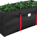 Mrrihand Christmas Tree Storage Bag, Large Artificial Christmas Tree, Anti-Tear Heavy-Duty 600D Oxford Cloth Christmas Tree Storage Box with Handles, Christmas Tree Storage Container (Black, 9Ft)