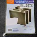 Find It Hanging File Folders for Filing Cabinet Storage - Pack of 8, Letter-Sized File Folder Set for Documents and Valuables - Filing Products for Organization, Back to School Supplies, Green